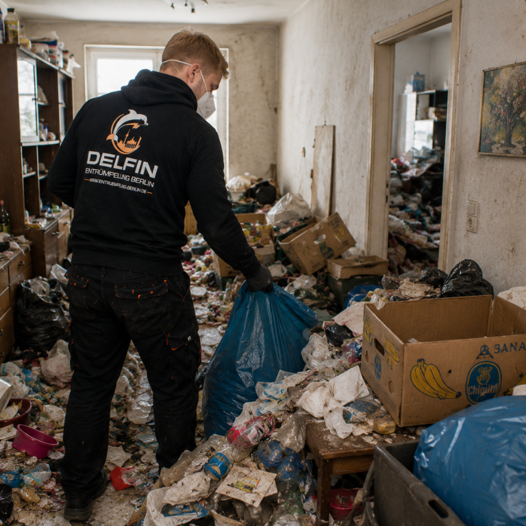 Messie Wohnung entrümpeln Berlin - komplett zugemüllte Wohnung entsorgen